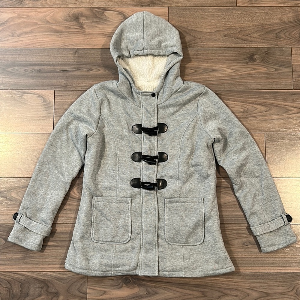 Women’s Grey Casual Jacket - Size: Large